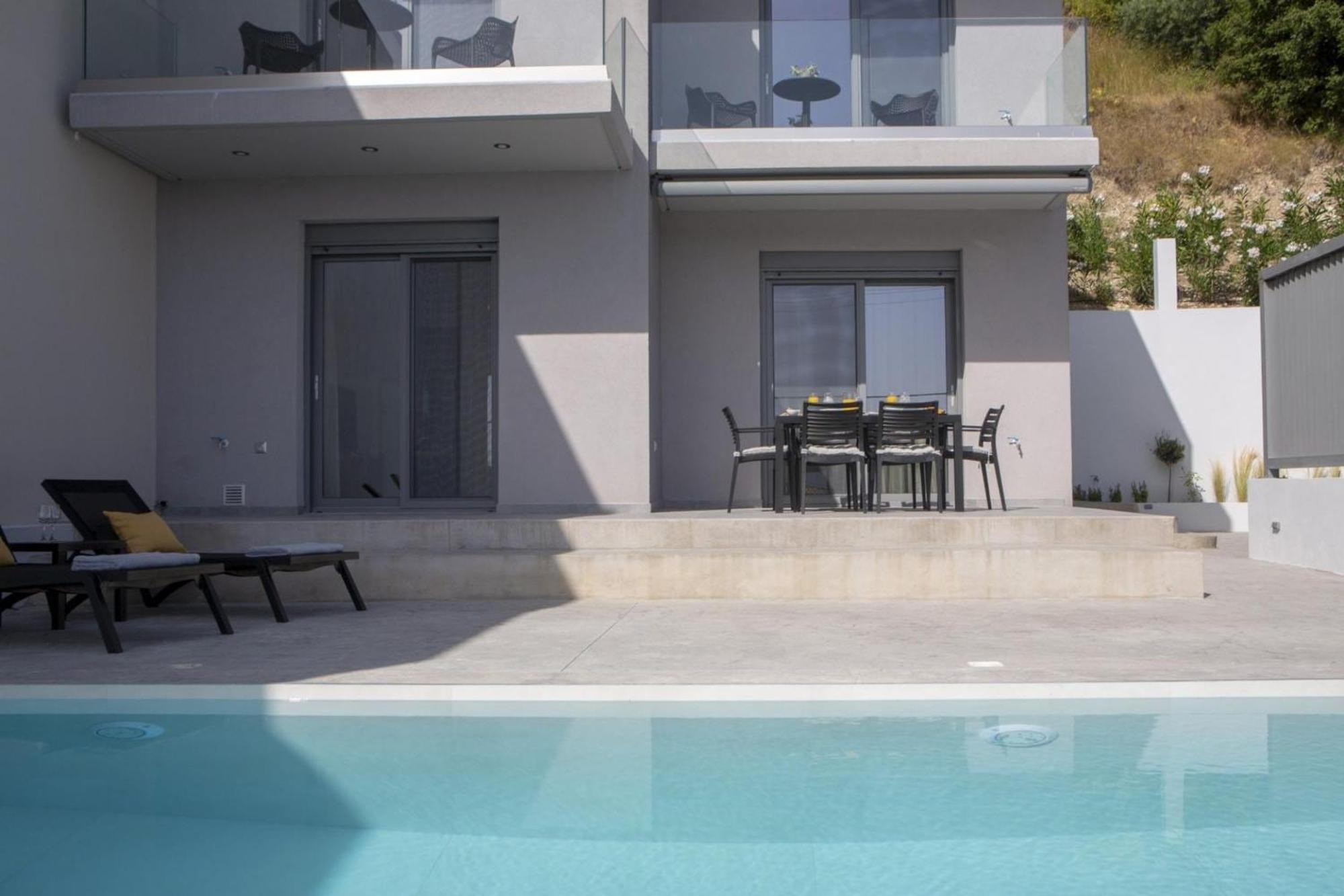 Aloft Luxury Villas Lefkada - Heated Pool Apolpaina Ngoại thất bức ảnh