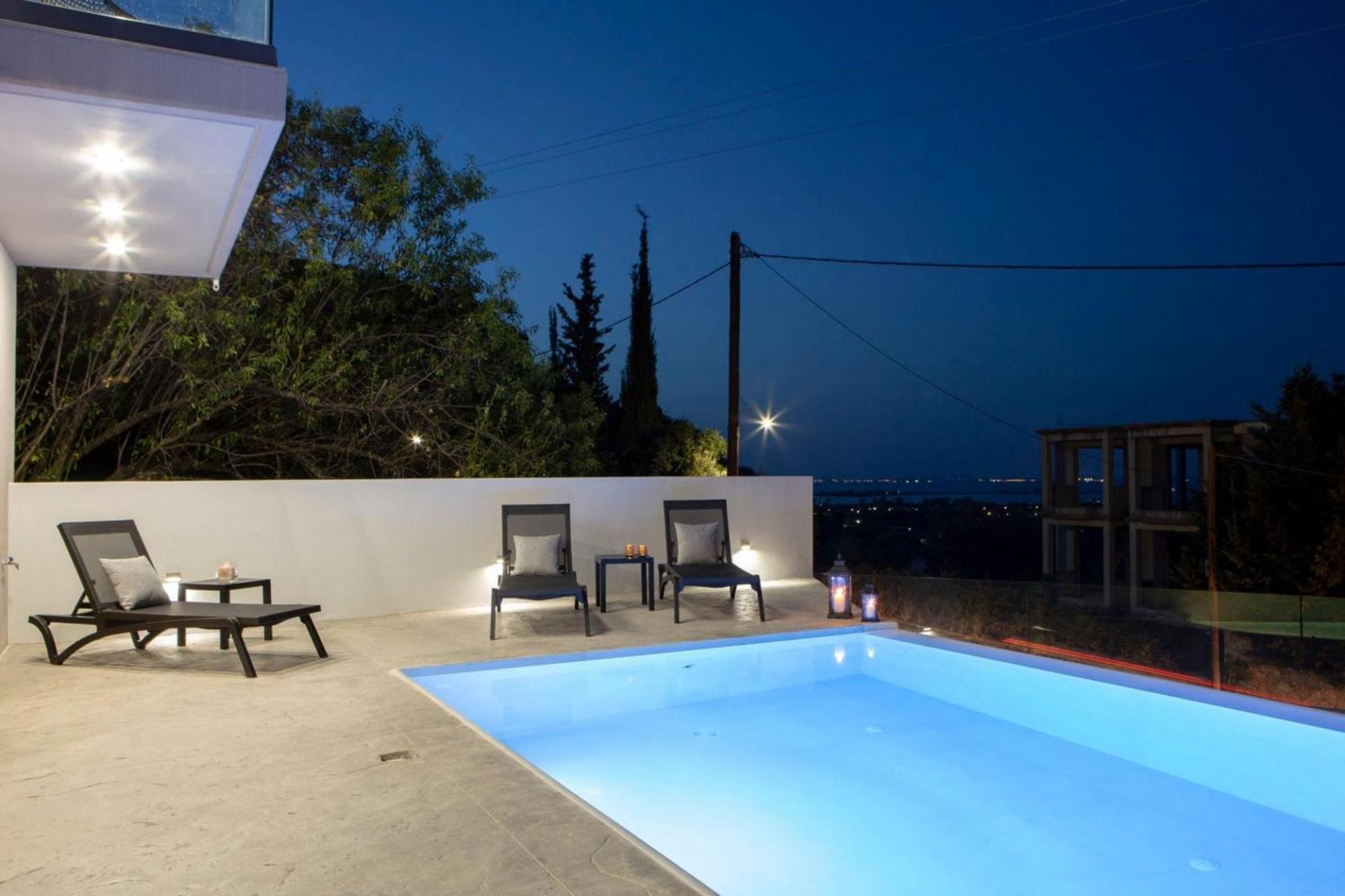 Aloft Luxury Villas Lefkada - Heated Pool Apolpaina Ngoại thất bức ảnh