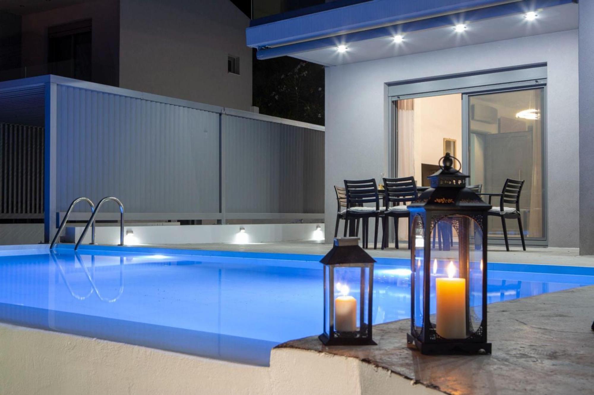 Aloft Luxury Villas Lefkada - Heated Pool Apolpaina Ngoại thất bức ảnh