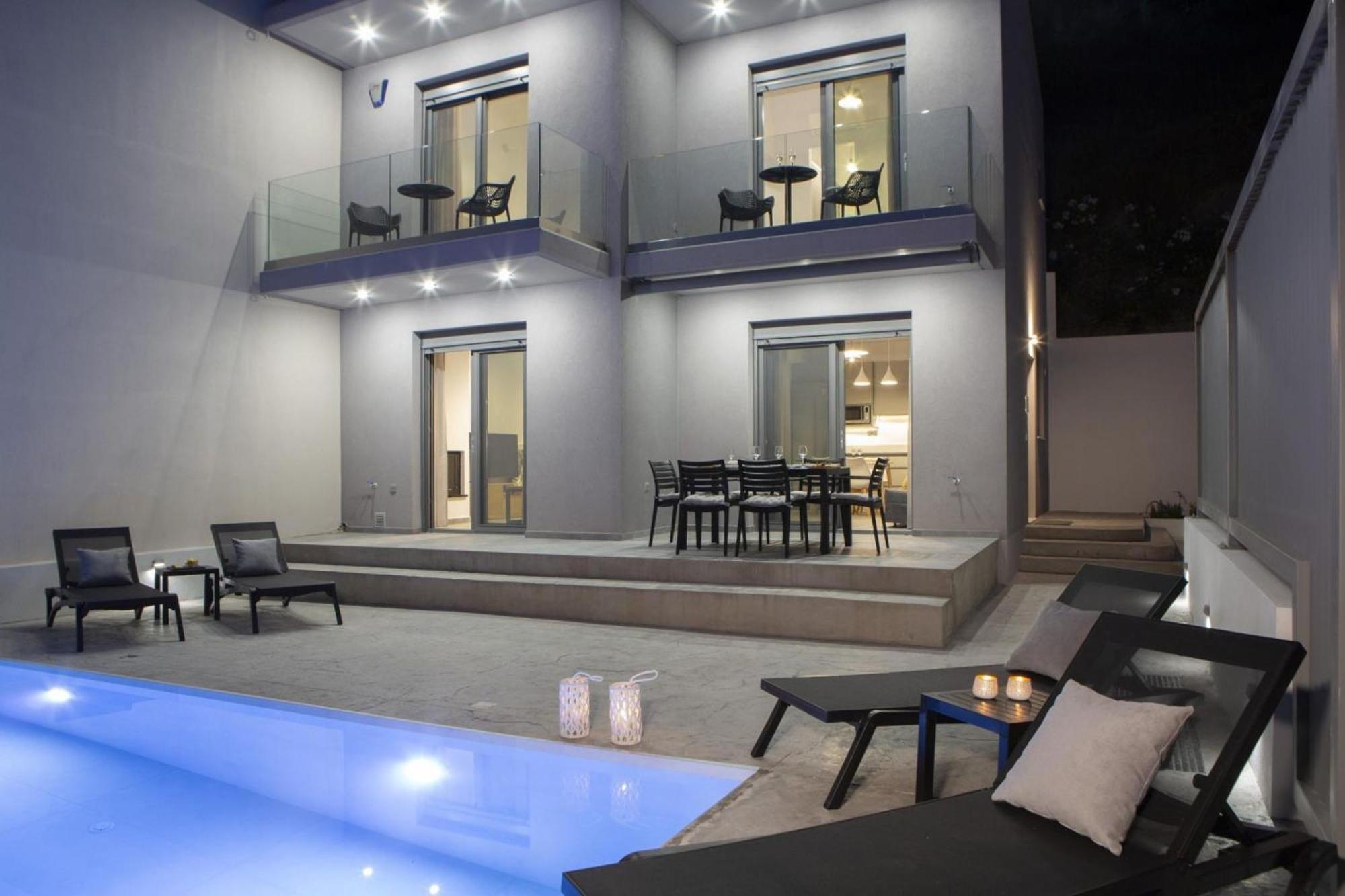 Aloft Luxury Villas Lefkada - Heated Pool Apolpaina Ngoại thất bức ảnh
