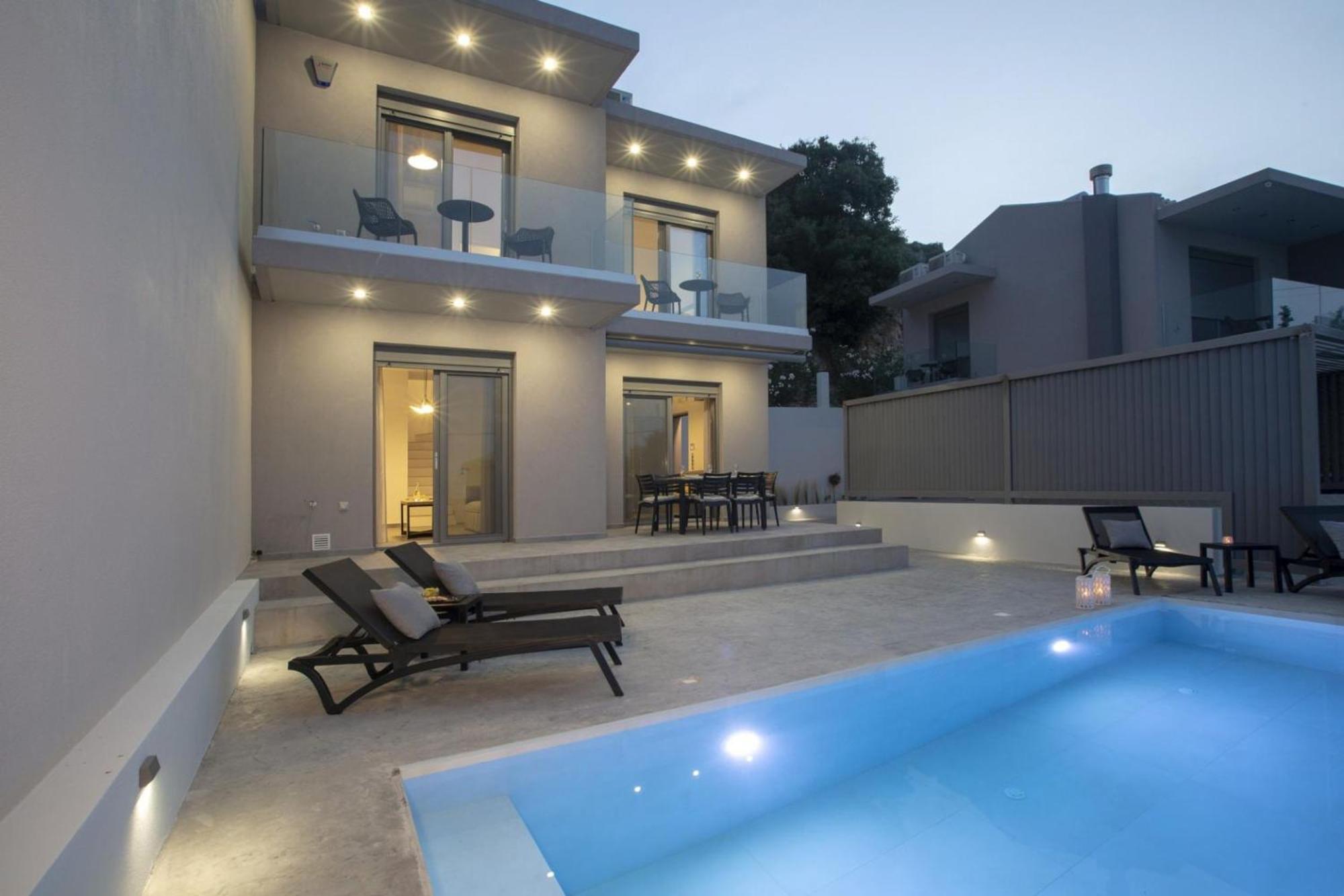 Aloft Luxury Villas Lefkada - Heated Pool Apolpaina Ngoại thất bức ảnh