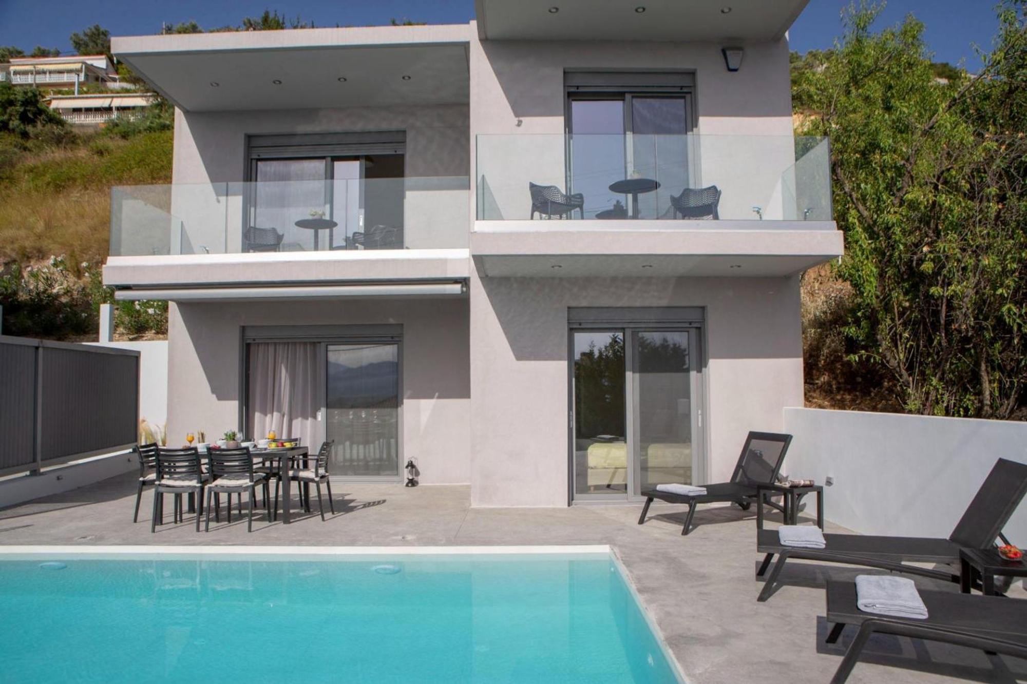 Aloft Luxury Villas Lefkada - Heated Pool Apolpaina Ngoại thất bức ảnh