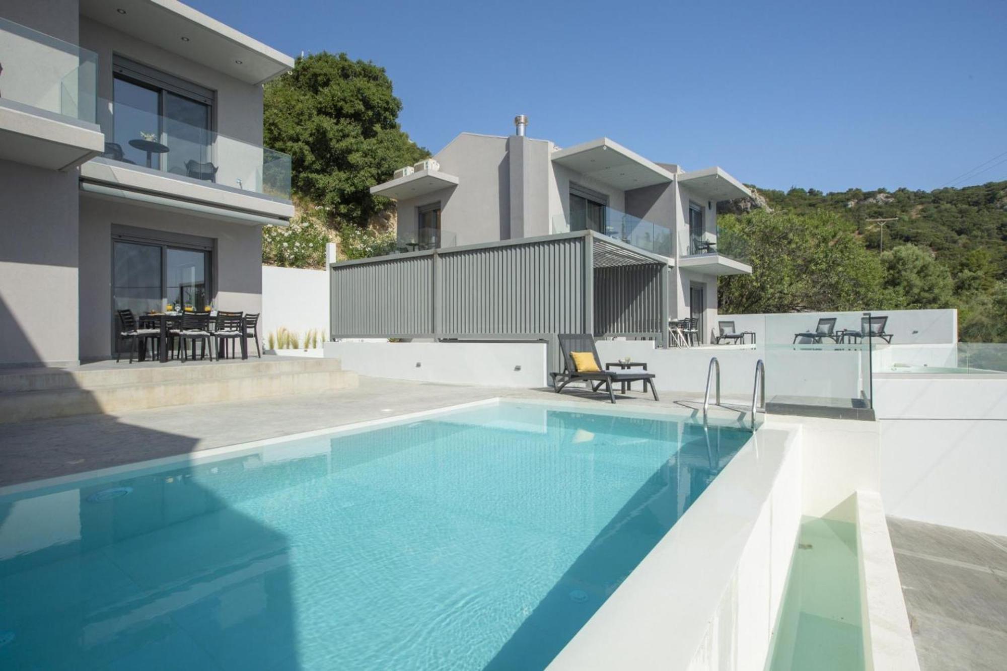 Aloft Luxury Villas Lefkada - Heated Pool Apolpaina Ngoại thất bức ảnh