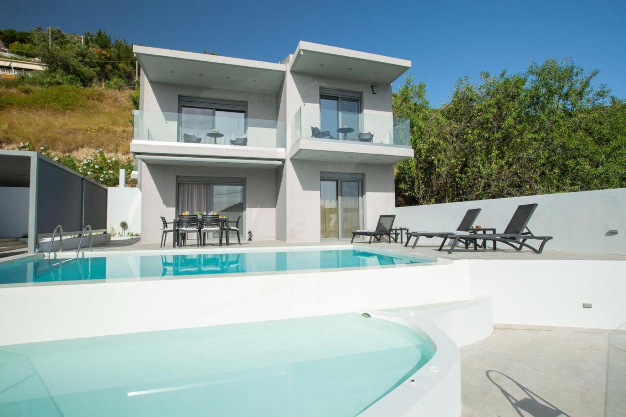 Aloft Luxury Villas Lefkada - Heated Pool Apolpaina Ngoại thất bức ảnh